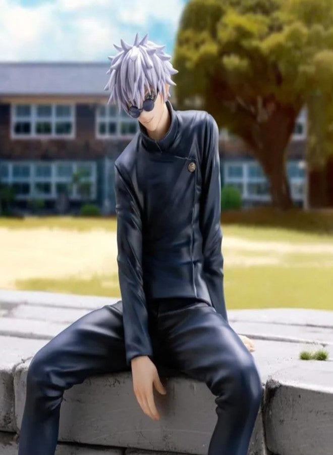 FUNFOB Jujutsu Kaisen Gojo Action Figure Height -15.5cm Collectible for Anime Fans PVC Multicolour | Gojo with Glare Noodle Topper - Image 2